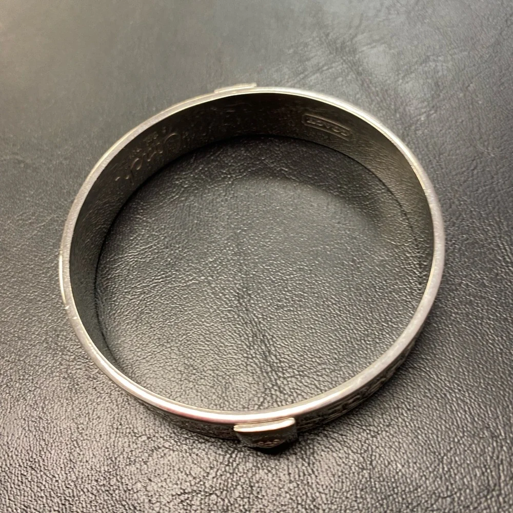 Coach Silver Monogram Bracelet